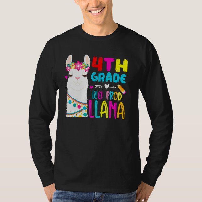 Fjärde laget 4:e klass lärare regnbåge Inget Prob  T Shirt (Framsida)