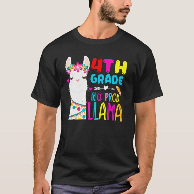 Fjärde laget 4:e klass läraren regnbåge Inget Prob T Shirt (Framsida)
