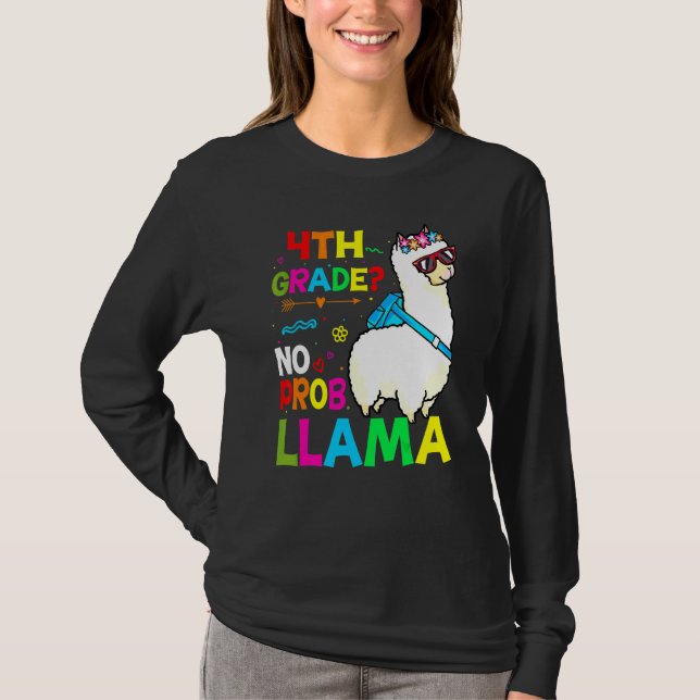 Fjärde laget fjärde klass lärare regnbåge Inget Pr T Shirt (Framsida)
