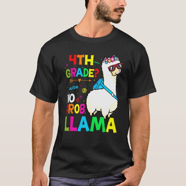 Fjärde laget fjärde klass lärare regnbåge Inget Pr T Shirt (Framsida)