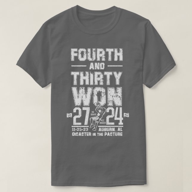 FJÄRDE OCH TREDJE WON TShirt T Shirt (Design framsida)