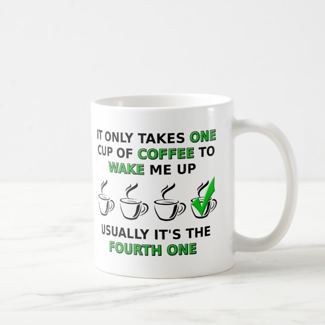 Fjärde One Cup Rolig Mugg (Höger)
