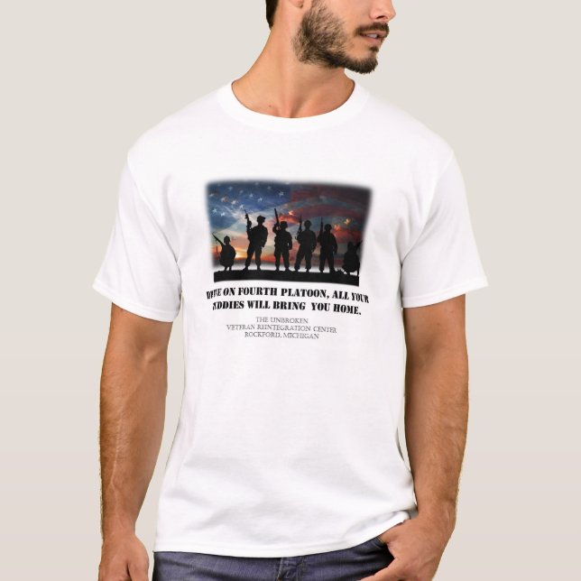 Fjärde pluton tee (Framsida)