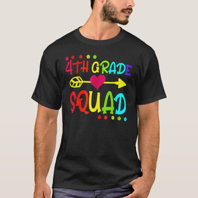 Fjärde Student-läraren i Klass på torget, tillbaka T Shirt (Framsida)