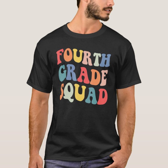 Fjärde Student-läraren i Klass på torget, tillbaka T Shirt (Framsida)
