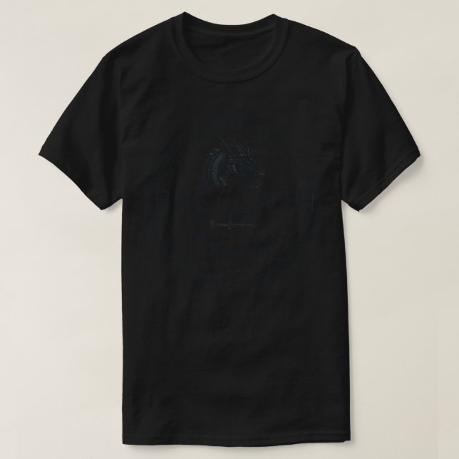 Fjärde Vinge-romani Fantasy YA Mörk Academia boo T Shirt (Design framsida)
