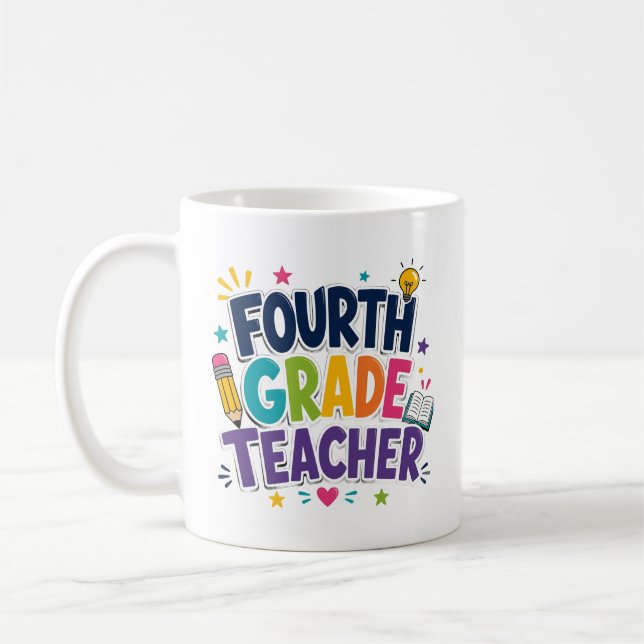 Fjärdeklasslärarens uppskattningsgåva kaffemugg (Vänster)