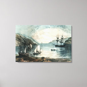 Fjärden av Annapolis, c.1880 Canvastryck