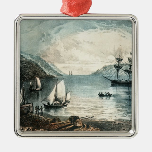 Fjärden av Annapolis, c.1880 Julgransprydnad Metall (Framsidan)