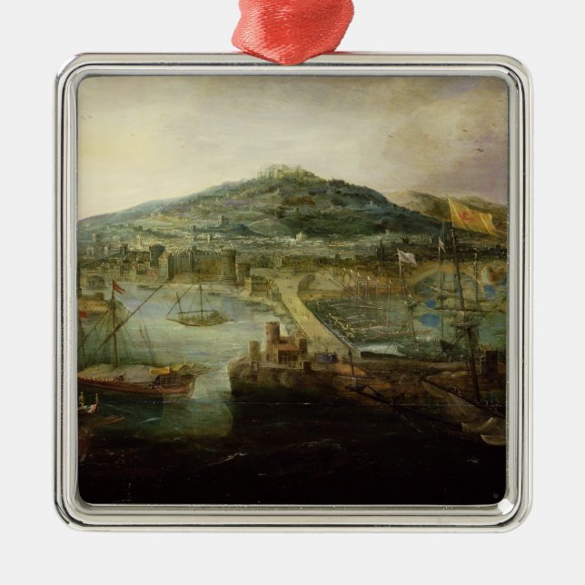 Fjärden av Naples Julgransprydnad Metall (Framsidan)