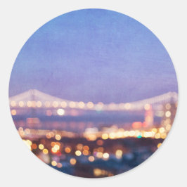 Fjärden överbryggar glöd - den San Francisco Runt Klistermärke