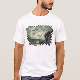 Fjärdplats i månsken, 1787 (över rita w/c på p tee shirt