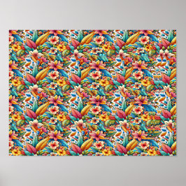 Fjäril 1 stereogram 40,6 cm x 30,5 cm, Utan ram Poster