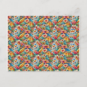 Fjäril 1 Stereogram Magic Eye - Inget kuvert Vykort