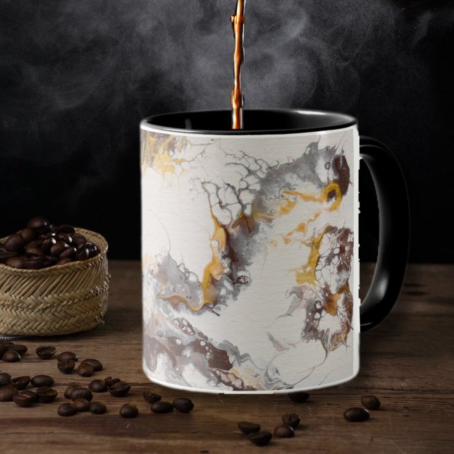 Fjäril - abstrakt akryl kaffemugg (Skapare uppladdad)