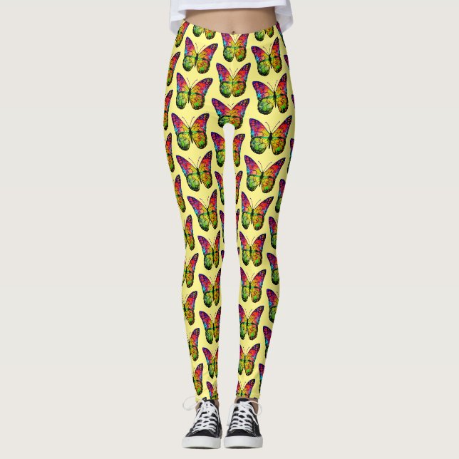 FJÄRIL ABSTRAKT LEGGINGS (Framsida)