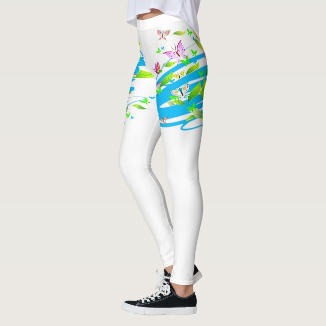 fjäril Art 12 Leggings (Vänster)
