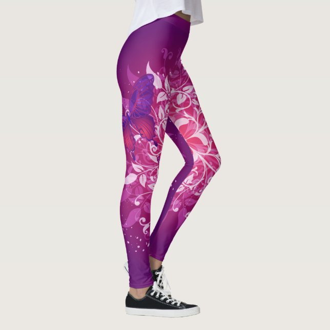 fjäril Art 17 Leggings (Höger)