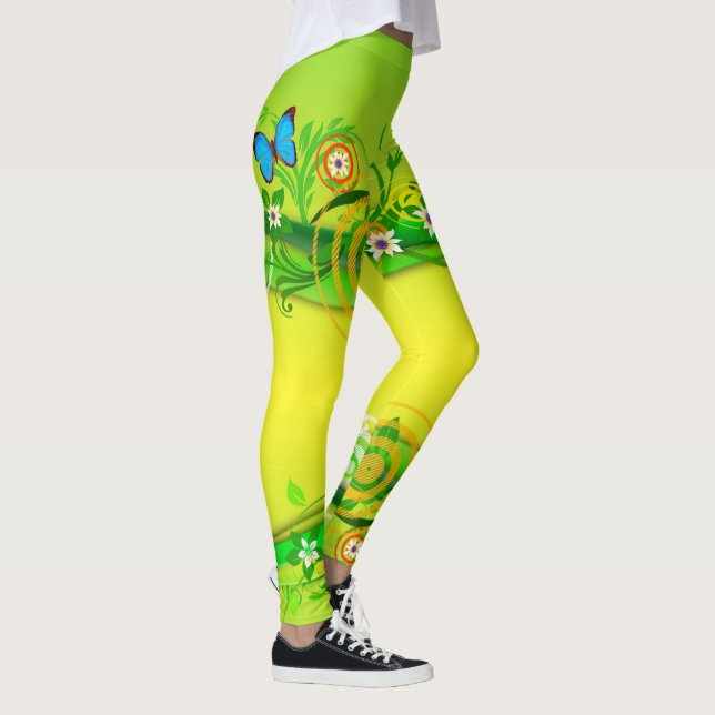 fjäril Art 42 Leggings (Höger)