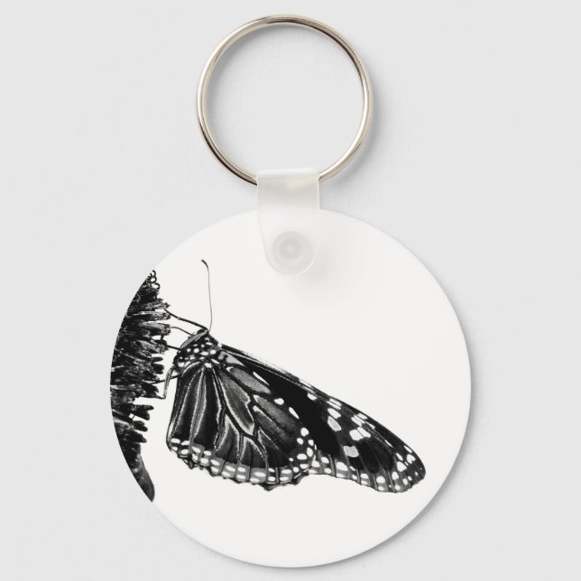 fjäril blyg blacq nyckelring (Framsida)