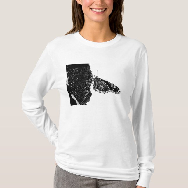 fjäril blyg blacq t-shirt (Framsida)