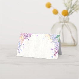 Fjäril Bröllopsdusch Matetiketter eller Platskort Placeringskort