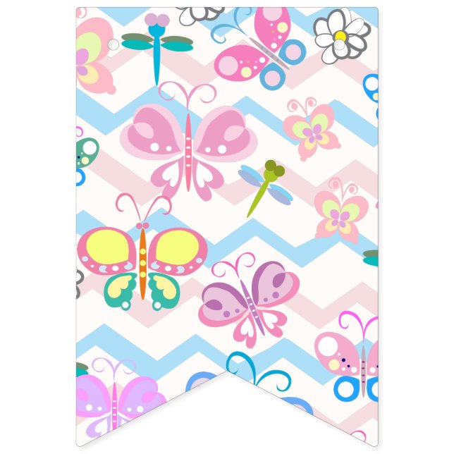 fjäril, BUNNING BANNER Vimplar (Sextonde flaggan)