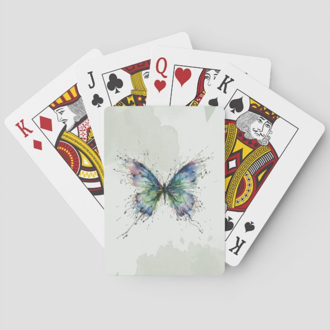 Fjäril Casinokort (Baksidan)