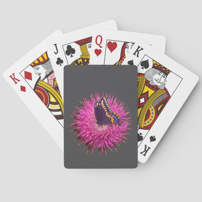 Fjäril Casinokort (Baksidan)
