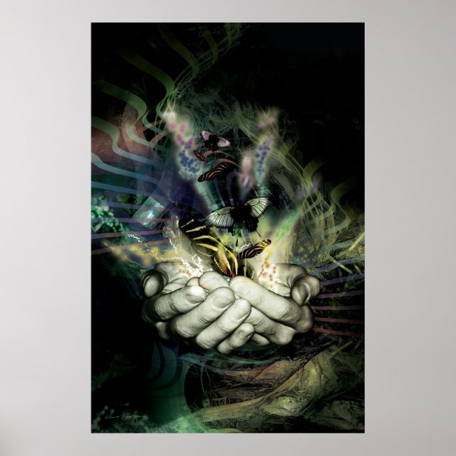 fjäril-effekt 1 poster (Framsidan)