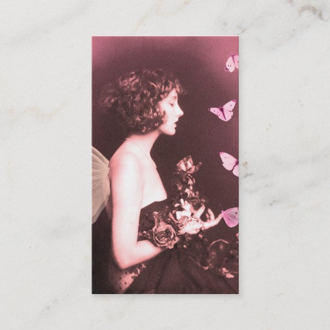 Fjäril fjäril visitkort (Framsida)