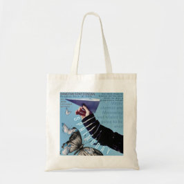 Fjäril Flyg Canvas Tote Bag Tygkasse