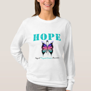 Fjäril för hoppThyroidcancer T Shirt