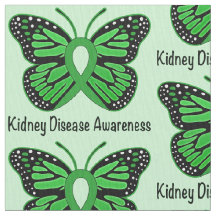 Fjäril för njuresjukdommedvetenhet av hopp