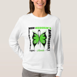 Fjäril för Non-Hodgkins T Shirt