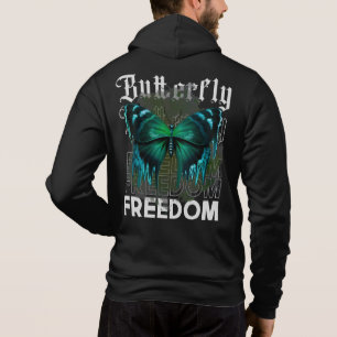 Fjäril Frihet Streetwear Stil Design-64019 T Shirt