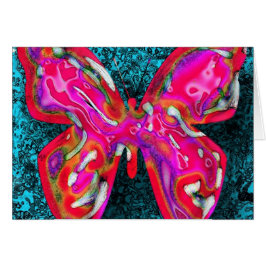 fjäril hälsningskort