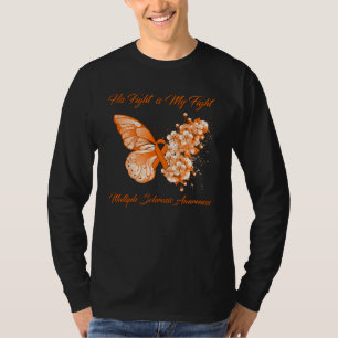 Fjäril Hans kamp är min kamp Multipel skleros T Shirt