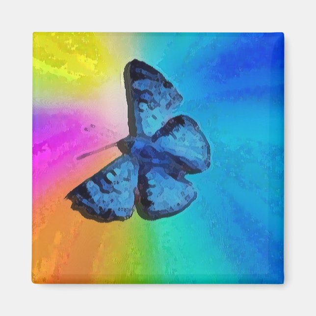 fjäril i himlar magnet (Framsidan)