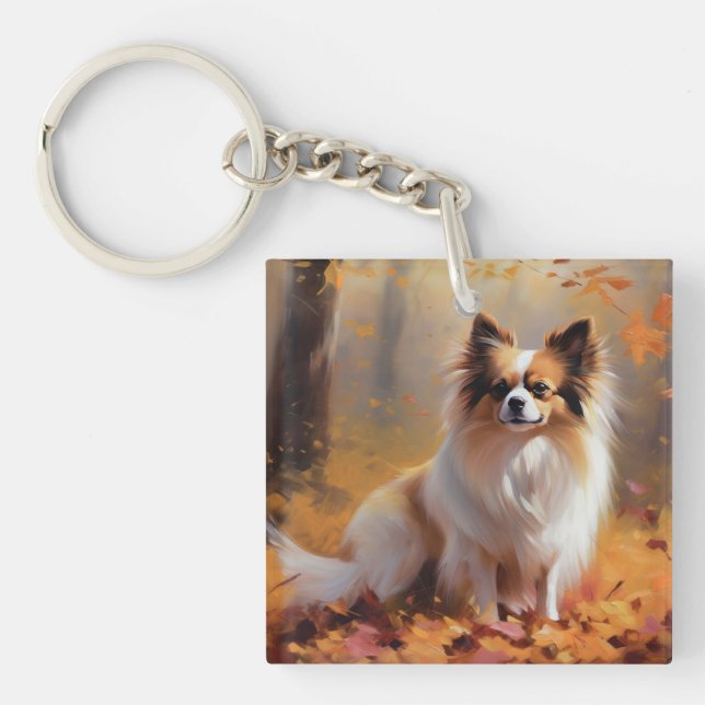 Fjäril i höstlöv Fall Inspirerar (Framsidan)