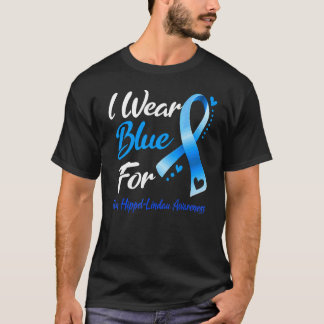Fjäril Jag Har Blått För Von Hippel Lindau Medvete T Shirt