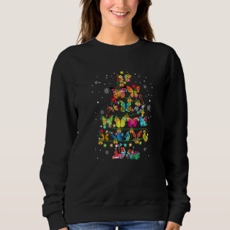 Fjäril julgran Fjäril Vacker Xmas  T Shirt