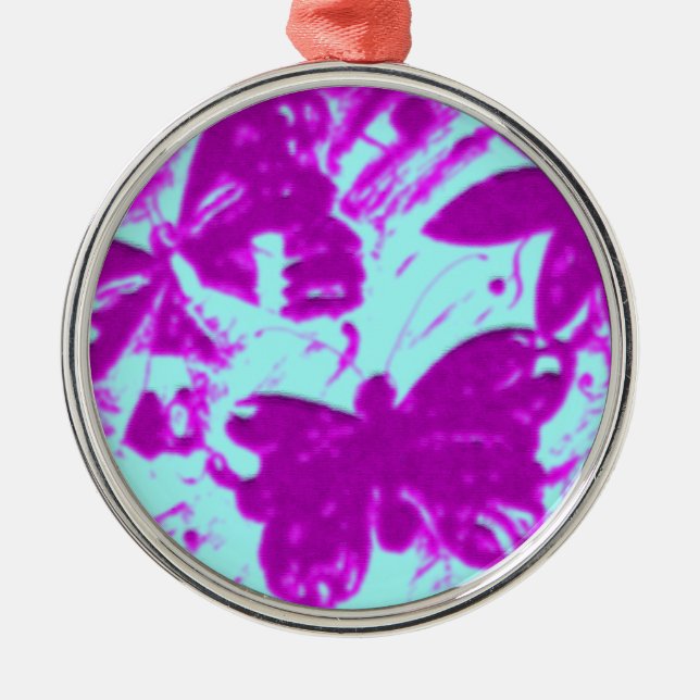 Fjäril Julgransprydnad Metall (Framsidan)