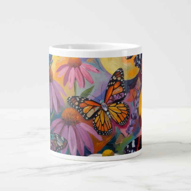 Fjäril  jumbo mugg (Framsidan)