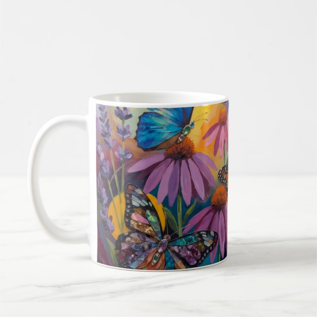 Fjäril  kaffemugg (Vänster)