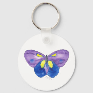 Fjäril Keychain Nyckelring