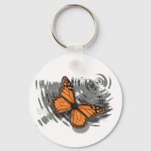 Fjäril Keychain Nyckelring
