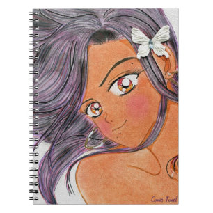 Fjäril Klip Anteckningsbok