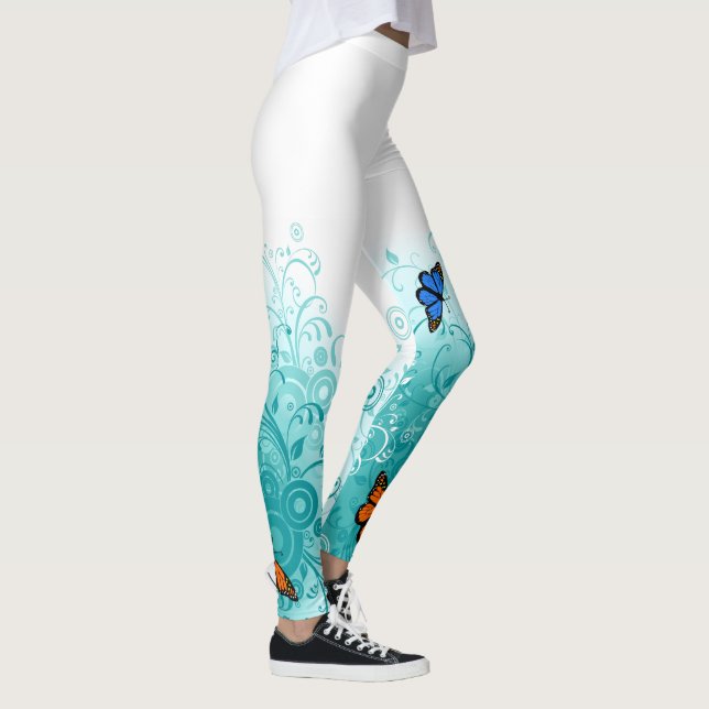 Fjäril Konst 2 Leggings (Höger)