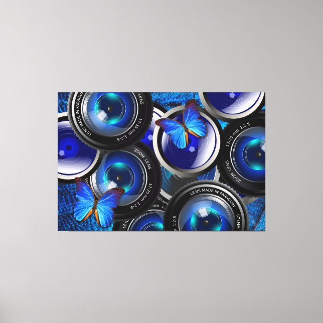 Fjäril Konst 44 Canvastryck (Framsida)